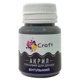 Краска акрил глянец для декора "Угольный"