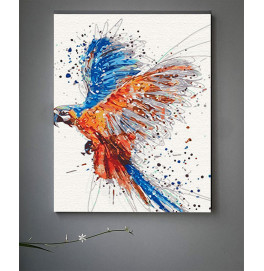 Картина по номерам "Попугай в полете" 40*50 см без подрамника 11513-ACNF