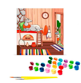 Картина по номерам ArtCraft "Коза-дереза" 40*40 см Авторская 15102-AC Картина по номерам ArtCraft "Коза-дереза" 40*40 см Авторская 15102-AC