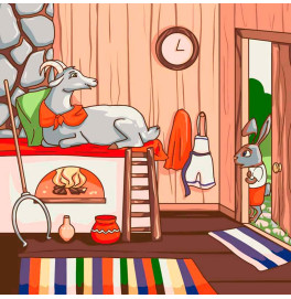 Картина по номерам ArtCraft "Коза-дереза" 40*40 см Авторская 15102-AC Картина по номерам ArtCraft "Коза-дереза" 40*40 см Авторская 15102-AC