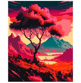 Картина за номерами "Вечір в горах" ArtCraft 40*50 см 11033-AC