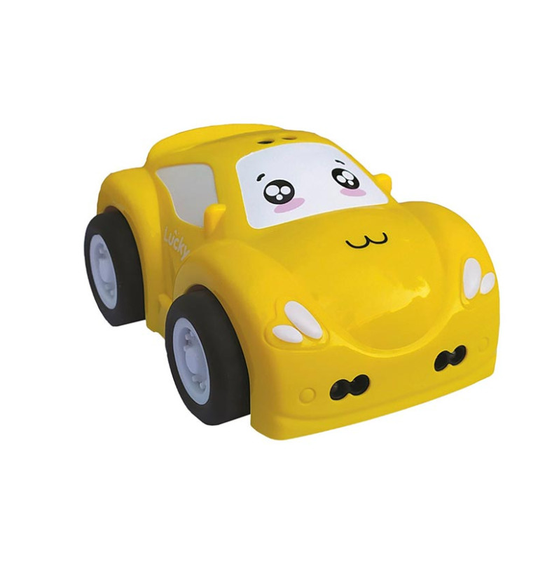 Машинка зі світлом і звуком на батарейках M01-A_Yellow