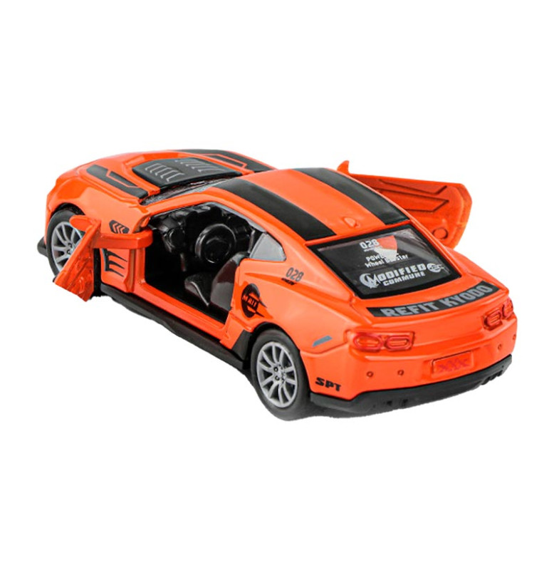 Машинка HORNET 1:32 металева інерційна з світлом і звуком K175B12_Orange
