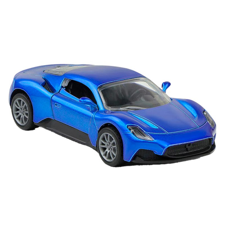 Машинка спортивна 1:32 металева інерційна з світлом і звуком K175B33_Blue