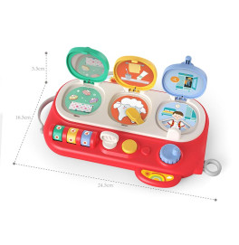 Бизиборд музыкальный развивающий на логику HE8080