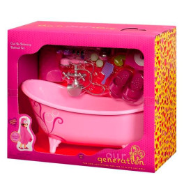 Ігровий набір Our Generation DELUXE Приймаємо ванну для ляльок 20 аксесуарі BD370035Z