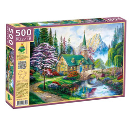 Пазлы " Энергия Плюс 500 элементов Церковь в лесу" Энергия Плюс 500 элементов Ен.3507