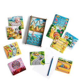 Трафарети для малювання UBEE 12 штук з дерева ПСФ094