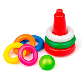 Детская пирамидка №1 в сетке 1-079