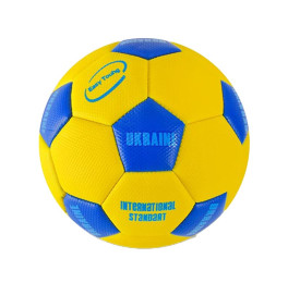 Мяч футбольный №2 PU 140 грамм MIX 2 цвета с сеткой и иглой FB24502_Yellow