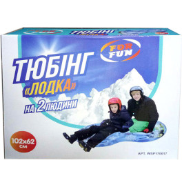 Надувные санки For Fun Тюбинг Лодка на двоих до 120 кг надувные санки For Fun Тюбинг Лодка на двоих до 120 кг