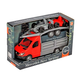 Автомобіль "Mercedes-Benz Sprinter" бортовий з лафетом (червоний), Tigres 39669