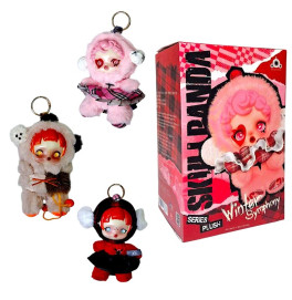 Игрушка Сюрприз SKULLPANDA Winter Symphony пушистый брелок