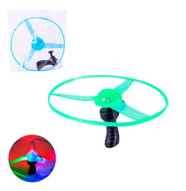 Запускалка арт. LS3659 зі світлом,24 см,4 кольори у пакеті 27*30 см LS3659_Green