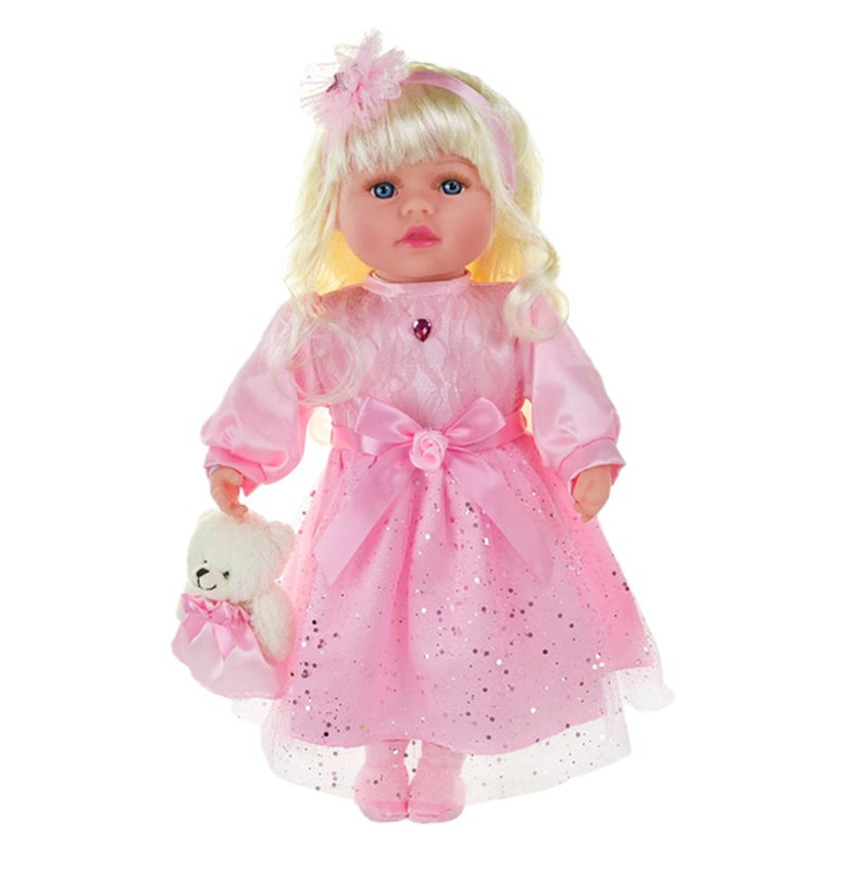 Лялька "Панночка" м'яконабивна музикальна на батарейках PL-525-100_Light-Pink Лялька "Панночка" м'яконабивна музикальна на батарейках PL-525-100_Light-Pink