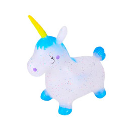 Стрибун Єдиноріг гумовий 60x30 см RB24369_Blue Стрибун Єдиноріг гумовий 60x30 см RB24369_Blue