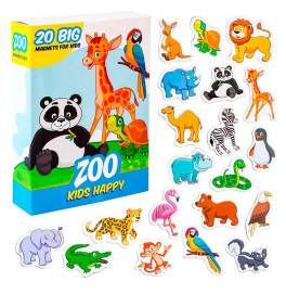 Набор магнитов "Счастливые дети Зоопарк" на англ.языке ML4031-01 EN