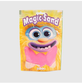 Magic sand в пакете 39401-8 розовый, 0,200 кг