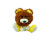 М'яка іграшка Коротишка ведмідь 30 см 0032_Brown-Yellow