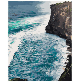 Картина по номерам Stateg Скалистое побережье 40х50 см DY396 Картина по номерам Stateg Скалистое побережье 40х50 см DY396