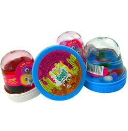 Лизун-Антистресс ТМ Mr.Boo Хрустальный с помопонами 80 г