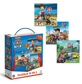 Пазл Dodo Paw Patrol Готовы к работе 3 в 1