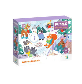 Пазл Dodo «Зимові тваринки» 60 елементів 300578 Пазл Dodo «Зимові тваринки» 60 елементів 300578