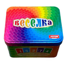 Настольная игра Artos Games Игра Радуга в жестяной банке Ост.1335