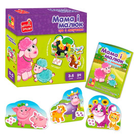 Развивающий набор Vladi Toys Мама и малыш с липучками
