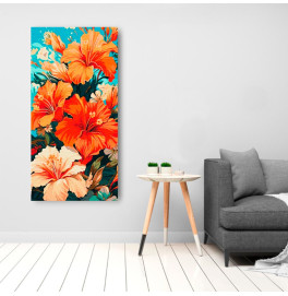 Картина по номерам ArtCraft "Гибискус" 40*80 см