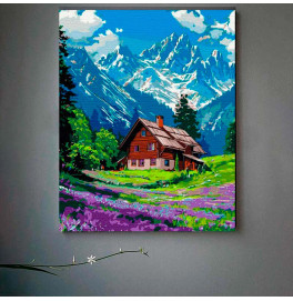 Картина по номерам "Горный покой" Artcraft 40*50 см