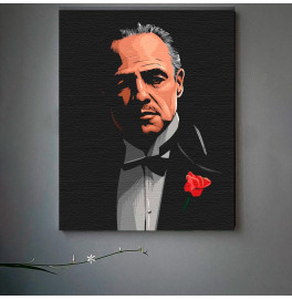 Картина по номерам "Вито Корлеоне" ArtCraft 40*50 см #