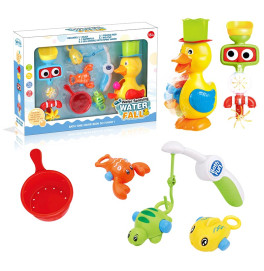 Набір для ванної Вудка Качка Водяний млин водоспад морські бризкалки 18 міс 9602