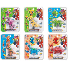 Конструктор Динозавр трансформер 6в1 частина робота 2110B