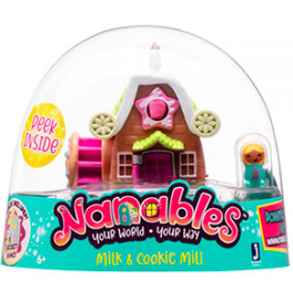 Ігрова фігурка Jazwares Nanables Small House Містечко солодощів, Крамниця "Печиво з молоком"