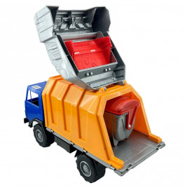 Машинка сміттєвоз Оріон Х2 пластикова 273_Blue-Orange