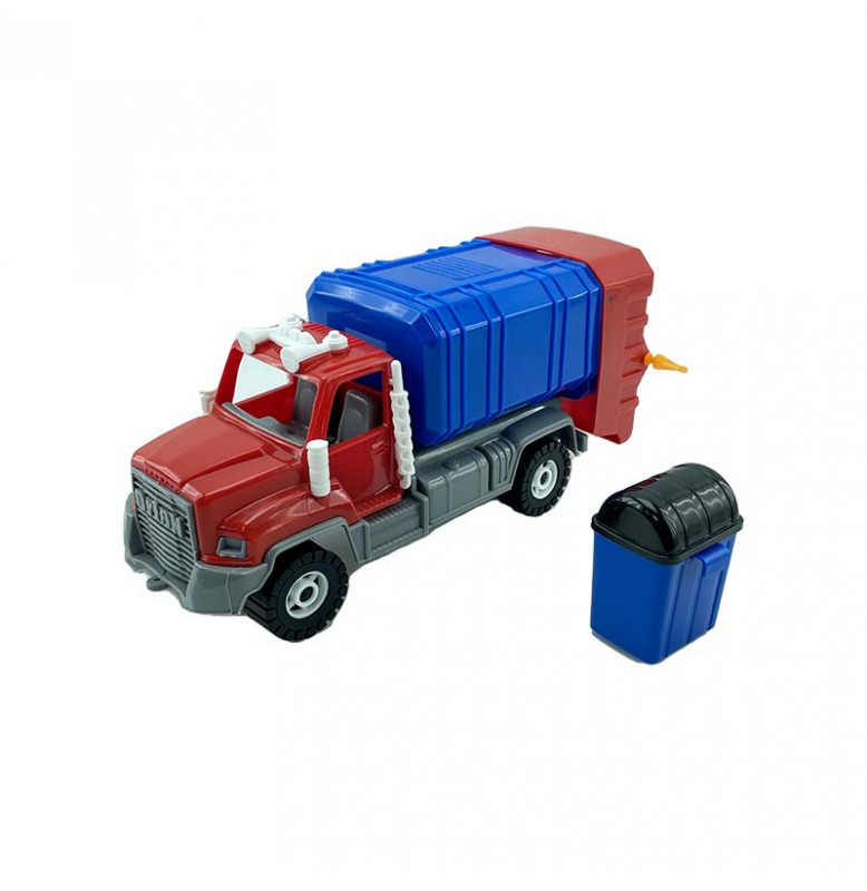 Машинка Орион "Камаз" мусоровоз 27 см 765_Red-Blue-Red