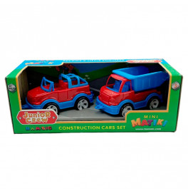 Mini Matiki коробка 2 внедорожник грузовик грузовик Бамсик 002/13_Red-Blue