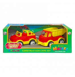 Mini Matiki коробка 2 внедорожник грузовик грузовик Бамсик 002/13_Red-Yellow