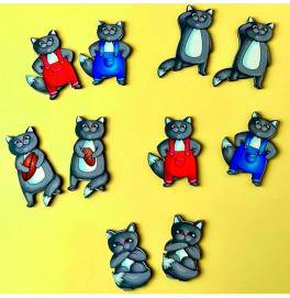 Настольная игра UBEE "Найди одинаковых кошек" во внимание ПСД217