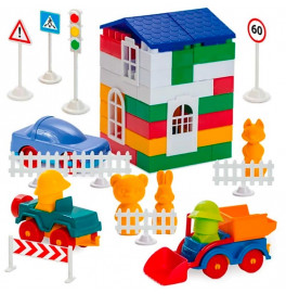 Конструктор Colorplast Лидер №4 150 деталей 1-053