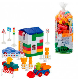 Конструктор Colorplast Лидер №4 150 деталей 1-053
