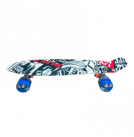 Пенни борд 22" Graffiti, PU колеса со светом, противня 56*15 cm SC20502