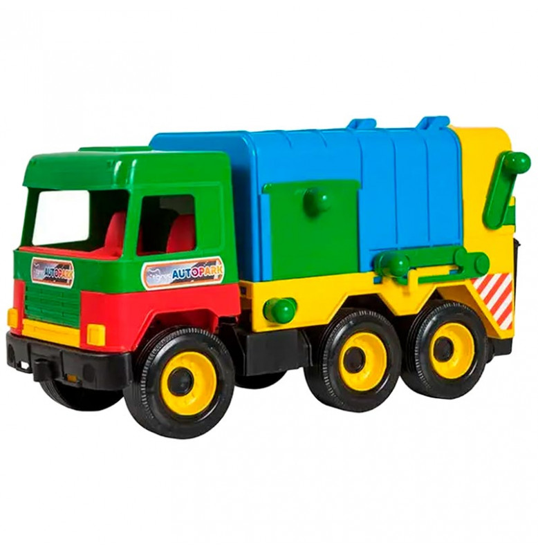 Мусоровоз "Middle truck" 39224_Green-Blue-Yellow