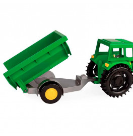 Машинка Tigres Трактор с прицепом 39348_Trailer, Green-Green