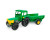 Машинка Tigres Трактор із причепом 39348_Trailer, Green-Green