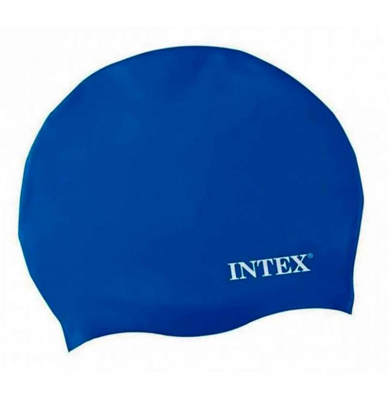 Шапочка для плавания INTEX на 8 лет 20 см 55992_Blue