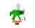 Водяний автомат WATER GUN з акумулятором ST212A_Green