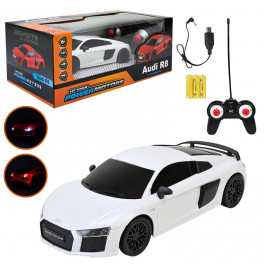 Машина "Powermotors" Ausi R8 1:24 на радиоуправлении PM2408 WHITE Машина "Powermotors" Ausi R8 1:24 на радиоуправлении PM2408 WHITE