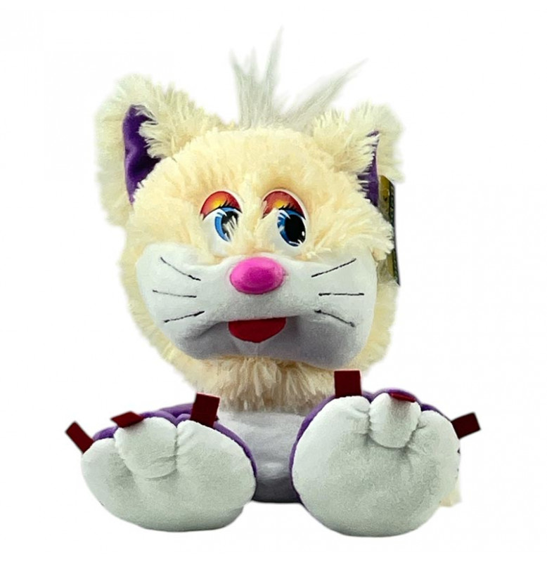 Мягкая игрушка Коротышка кот 30 см 0071_Cream-Violet